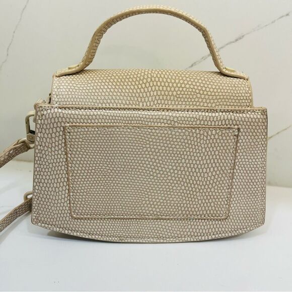 Zara Textured Cream Crossbody Bag - Picture 8 of 9